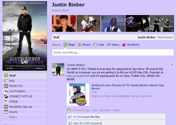 justin bieber never say never dvd 3d. NEVER SAY NEVER”